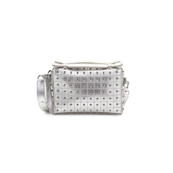 TOD'S Don Studded Metallic Leather Crossbody Bag $2145 - Picture 1 of 15